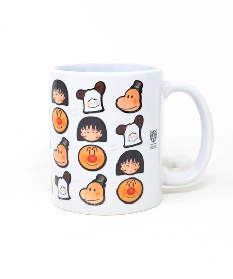 White Mug - Cartoon Figures