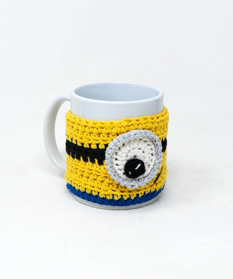 Crochet Mug Warmer - Movies Characters Collection - Minions