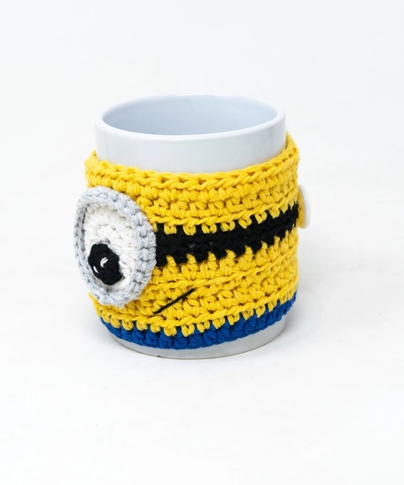 Crochet Mug Warmer - Movies Characters Collection - Minions