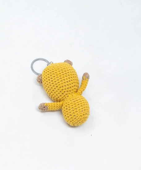 Crochet Squirrel Keychain