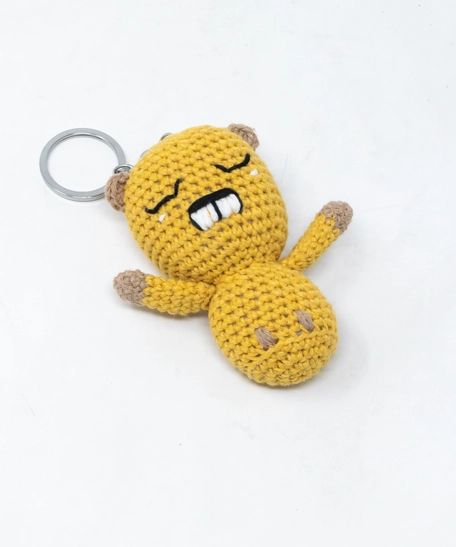 Crochet Squirrel Keychain