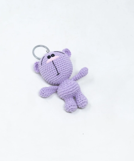 Crochet Teddy Bear Key chain 