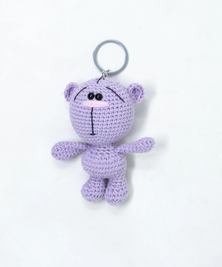 Crochet Teddy Bear Key chain 