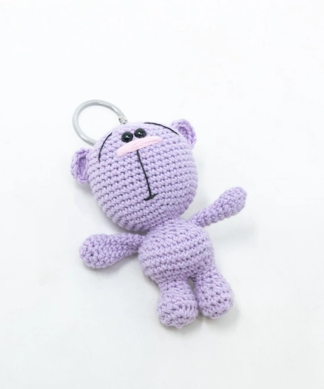 Crochet Teddy Bear Key chain 