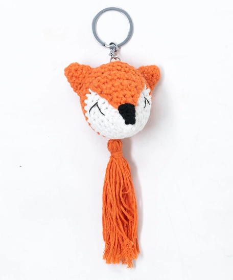 Crochet Fox Keychain