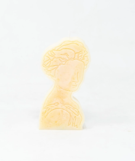 Soy Wax Candle of a Lady Statue - Various Scents - Lavender