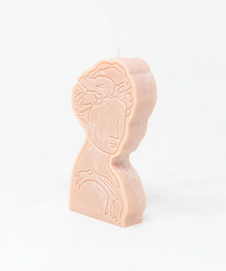 Soy Wax Candle of a Lady Statue - Various Scents - Lavender