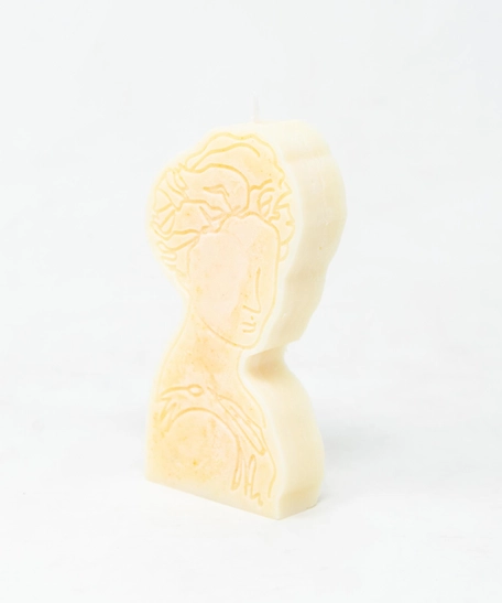 Soy Wax Candle of a Lady Statue - Various Scents - Lavender