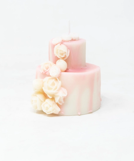 Two-Tier Cake Candle - Lavender & Gum