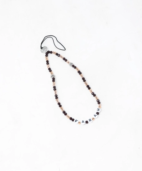 Customized Beaded Phone Charm