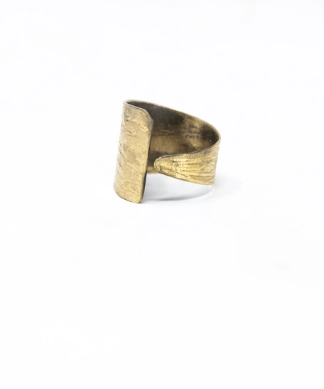 Copper Ring - Diagonal Design