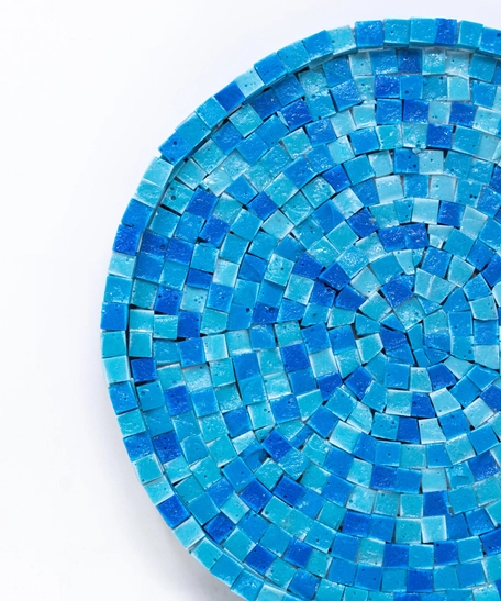 Blue Decorative Mosaic Tray