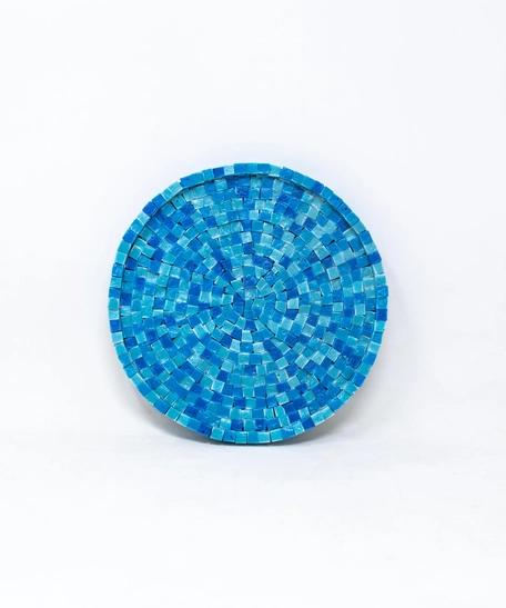 Blue Decorative Mosaic Tray