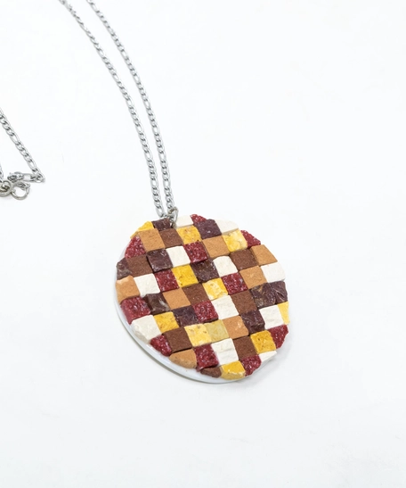 Round Mosaic Necklace