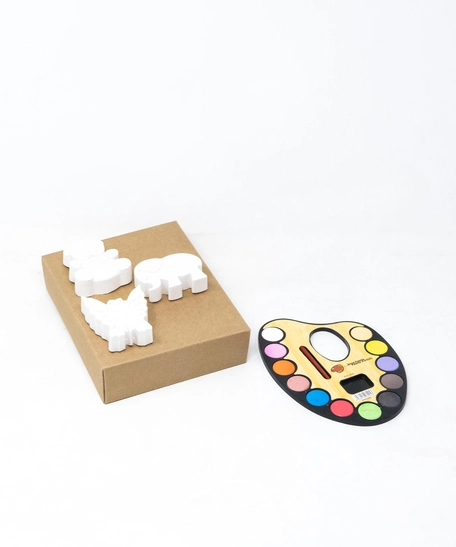 Gypsum Figures for Coloring - Sets with Different Figures - Set 1