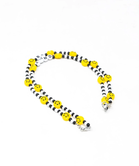 Handmade Colorful Beads Anklet - Multiple Designs - Black & Silver