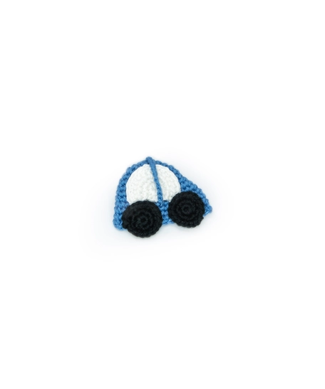 Colorful Crochet Brooch - Multiple Designs - Black Penguin