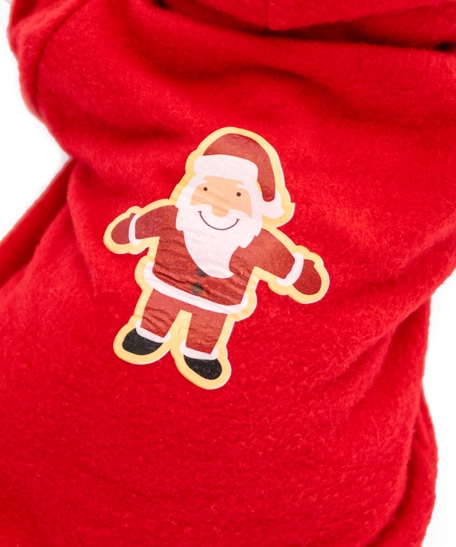 Red & White Santa Claus Cat Hoodie