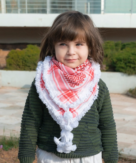 Jordanian Shemagh for kids with Royal Hem