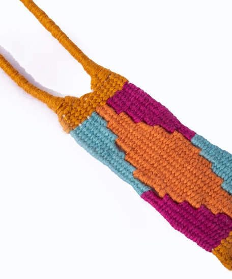 Hand-Woven Tassels Necklace of Colorful Bohemian Style