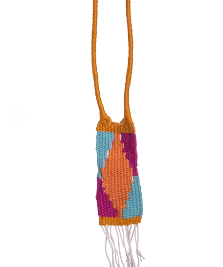 Hand-Woven Tassels Necklace of Colorful Bohemian Style