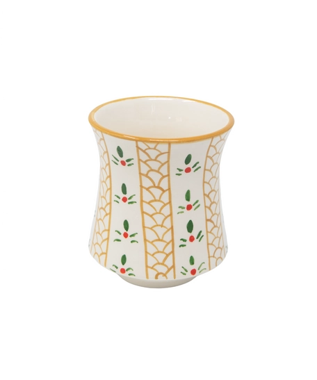 White Ceramic Mug - Arabic Coffee Cup Design