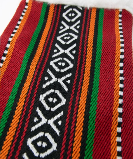 Large Christmas Stocking - Bedouin Inspired Pattern