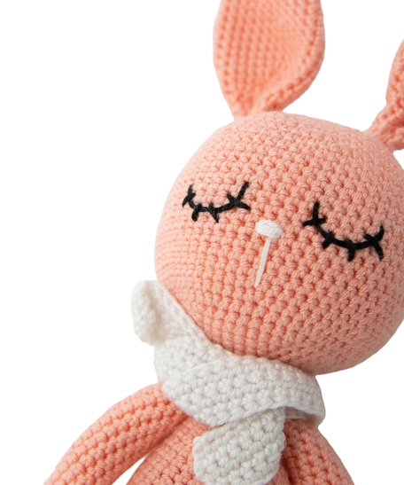 Crochet Kids Toy - Pink Bunny