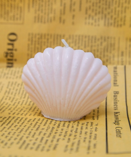 Handmade Seashell Shaped Candle Set