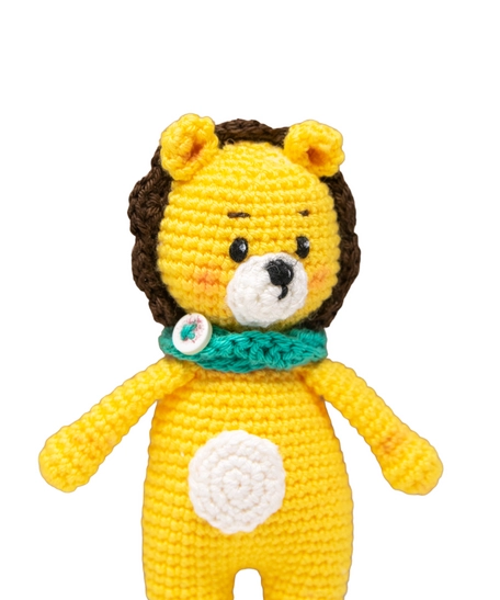 Handmade Amigurumi Lion Toy 