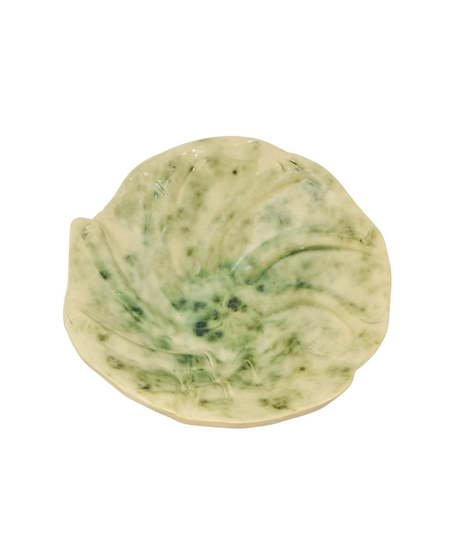 Green Seashell Plate