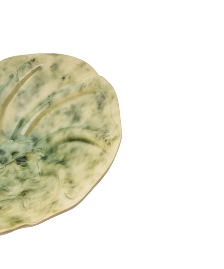 Green Seashell Plate