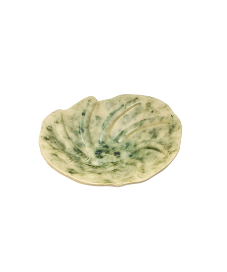 Green Seashell Plate