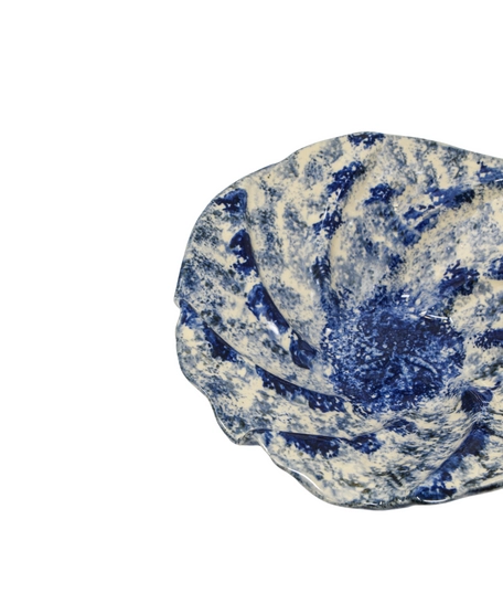 Blue Seashell Plate