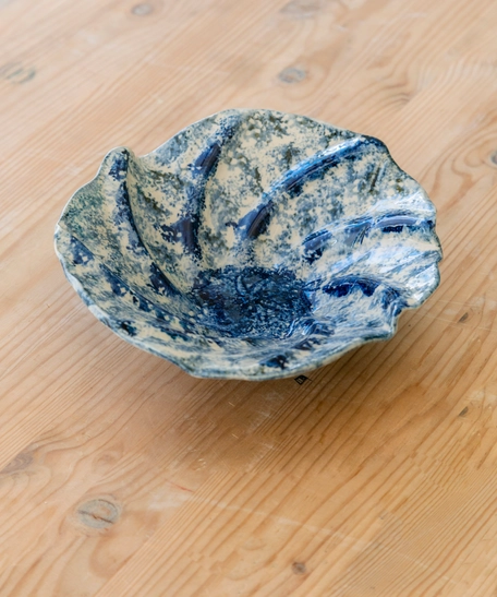 Blue Seashell Plate