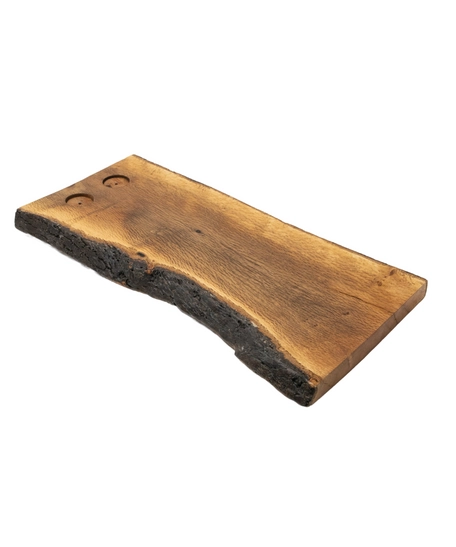 Wooden Cheese Platter with Unique Design of a Tree Trunk