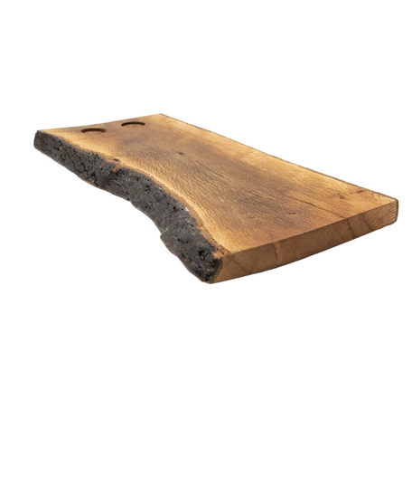 Wooden Cheese Platter with Unique Design of a Tree Trunk