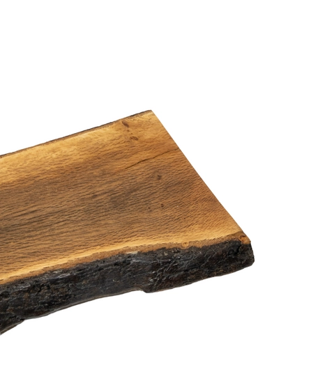 Wooden Cheese Platter with Unique Design of a Tree Trunk