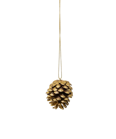 Handmade Golden Pine Car Pendant 