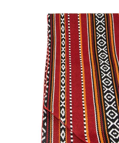 Bedouin Style Handmade Red Table Runner - Distinctive Kitchen Accessory