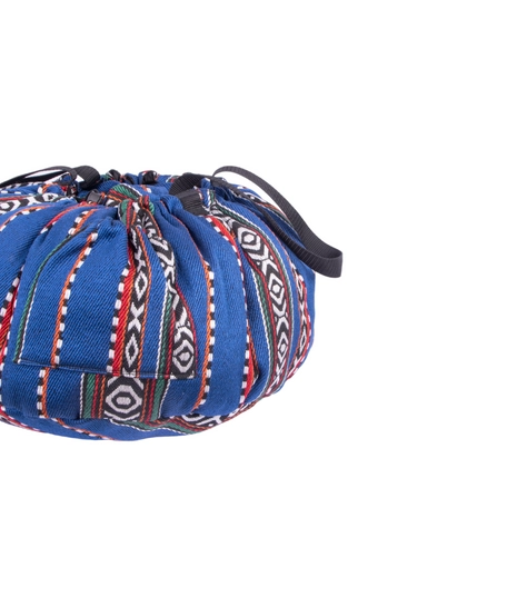 Blue Cooking Bag with Bedouin Patterns - Large Size