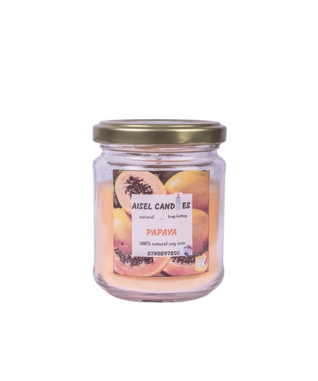 Papaya Scented Candle: A Tropical and Fruity Fragrance