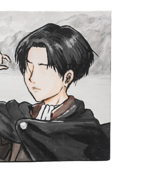 Hand Drawn Anime Painting - Levi