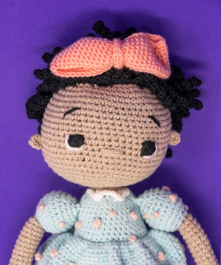 Handmade Crochet Girl Doll