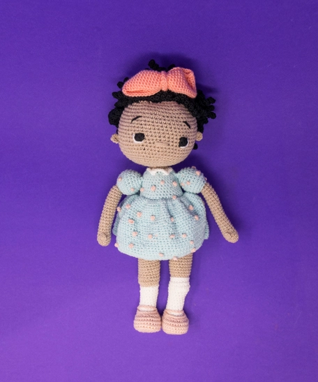 Handmade Crochet Girl Doll