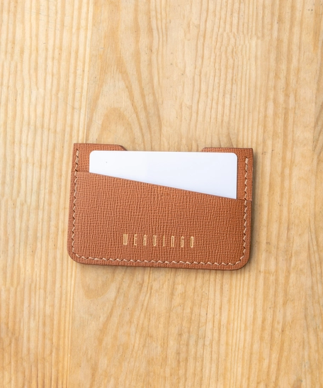 The E1 Wallet - EDC Slim Leather Card Holder - Available in Two Colors - Card Camel