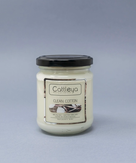 Clean Cotton Soy Candle - Small Size 150 Grams