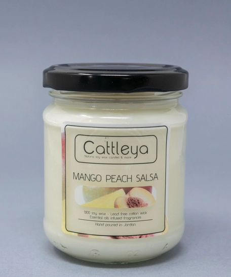 Peach Mango Soy Candle - Small Size150 GRAM 