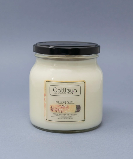 Melon Scented Soy Candle - Large Size 500Gram