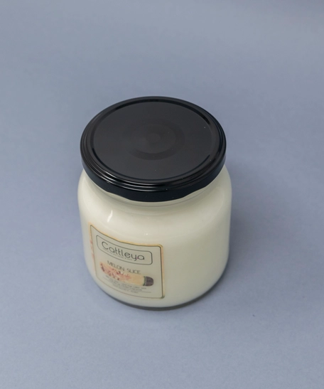 Melon Scented Soy Candle - Large Size 500Gram